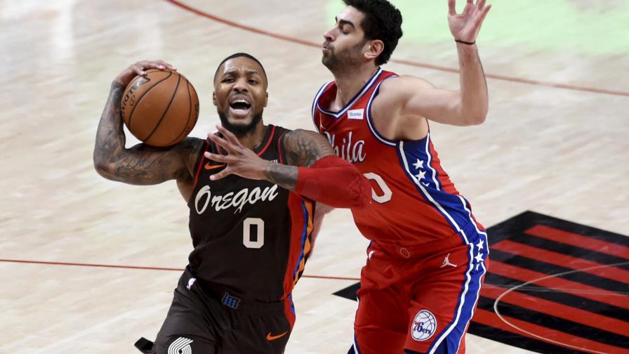 Blazers vencen 118-114 a 76ers con 30 puntos de Lillard