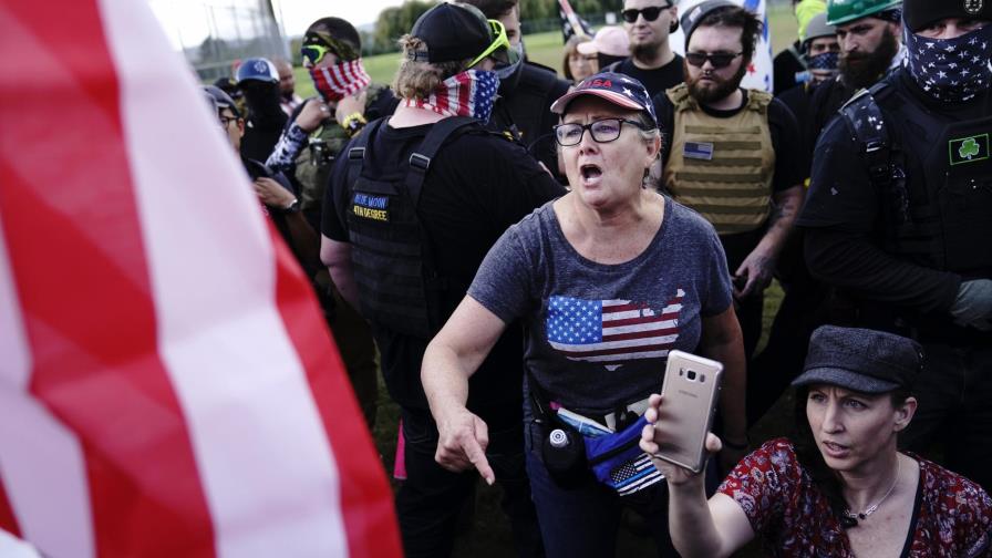 La sorpresiva presencia femenina entre los Proud Boys