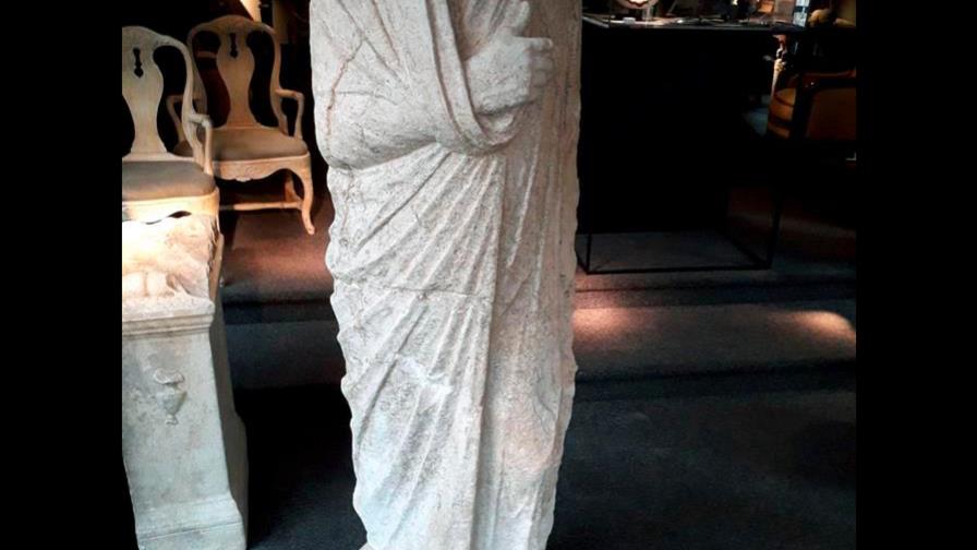 Dos policías encuentran por casualidad una escultura romana robada en Italia Dos policías encuentran por casualidad una escultura romana robada en Italia