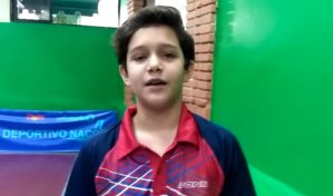 Rafael Cabrera y su futuro en el tenis de mesa