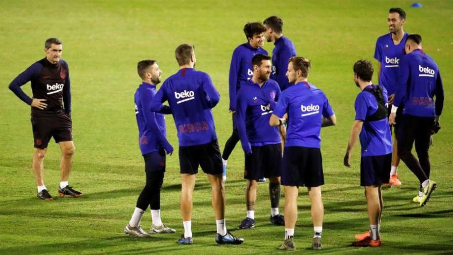 La plantilla del Barça vuelve a entrenarse tras 56 días de confinamiento