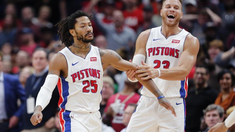 Rose logra el enceste del triunfo de Pistons sobre Pelicans