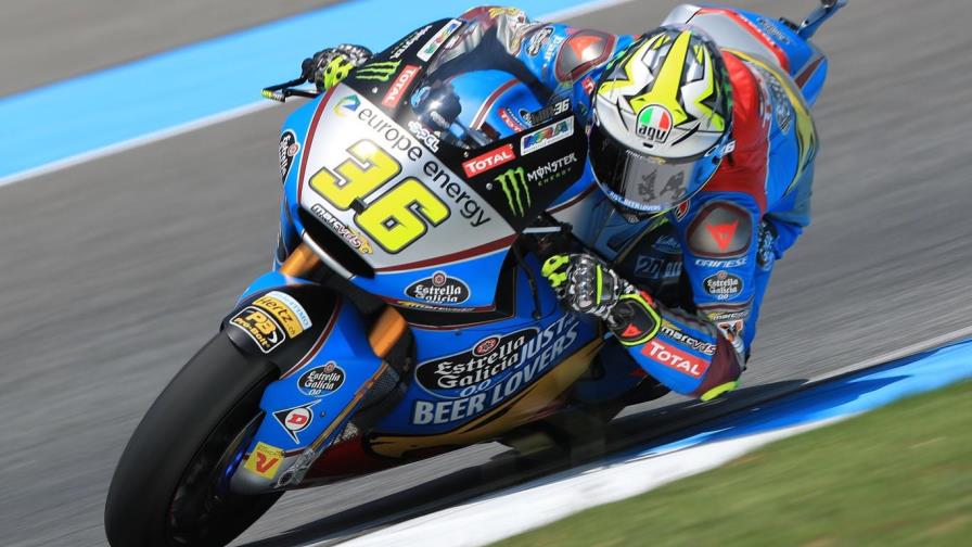El piloto español de MotoGP Joan Mir renueva con Suzuki hasta 2022