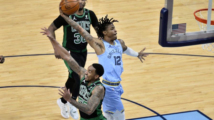 Morant impulsa a Grizzlies, que vencen 132-126 a Celtics