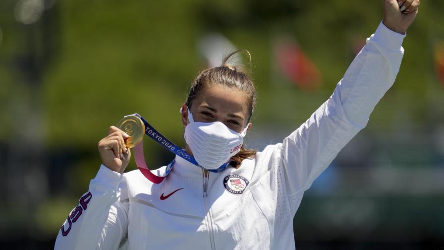 Harrison le da el oro a EEUU en canoa 200 metros