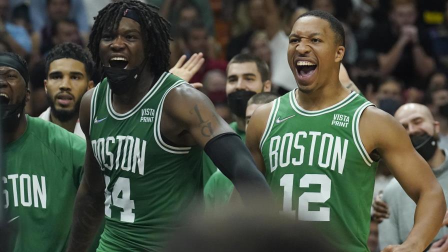 Con defensa férrea, Celtics doblegan a Heat