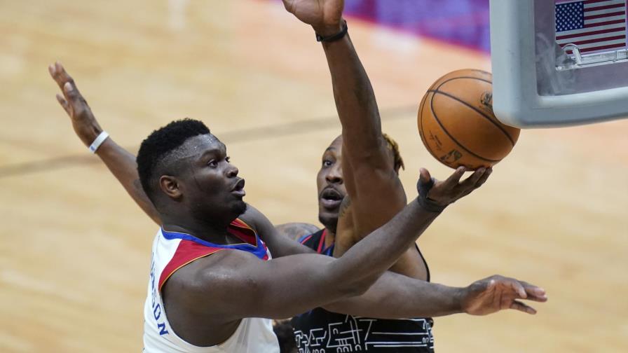 Williamson anota 37 puntos; Pelicans se imponen a 76ers