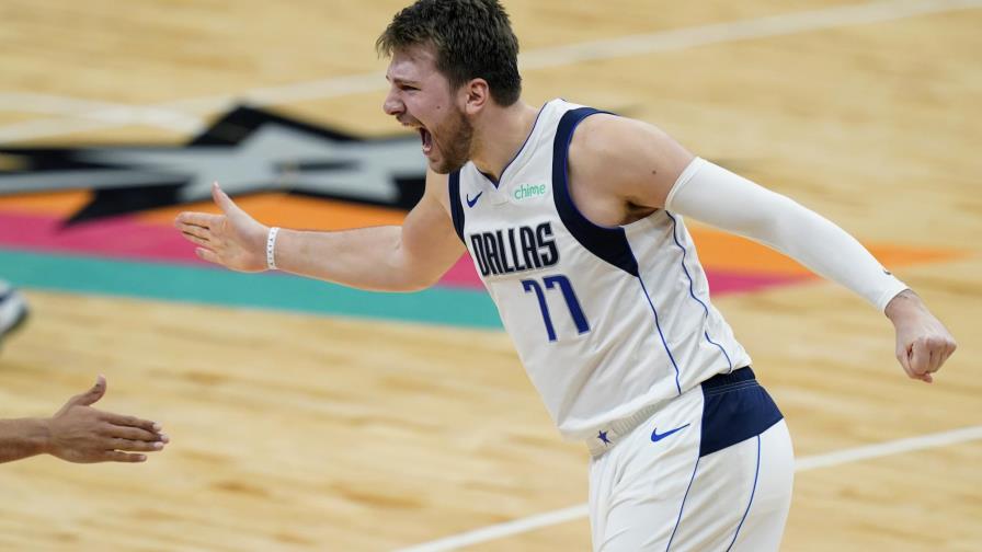 Doncic y Mavericks resisten y derrotan a Spurs