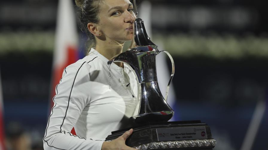 Halep gana 20mo título tras coronarse en Dubái Halep gana 20mo título tras coronarse en Dubái