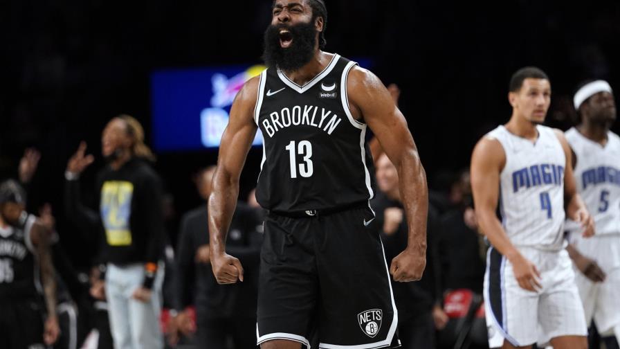 Harden conduce a Nets a victoria; Durant se ausenta