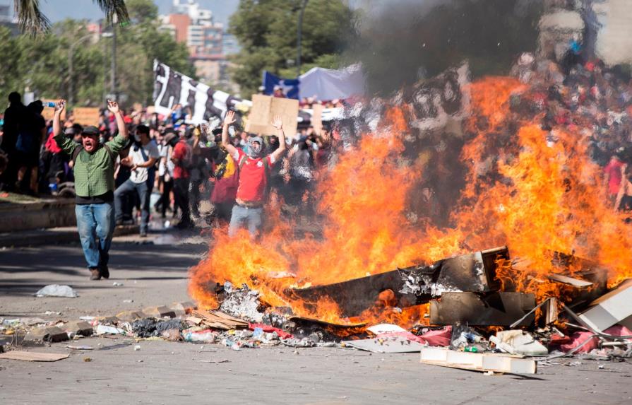 Diez datos de las protestas en Chile tras cinco días seguidos de disturbios