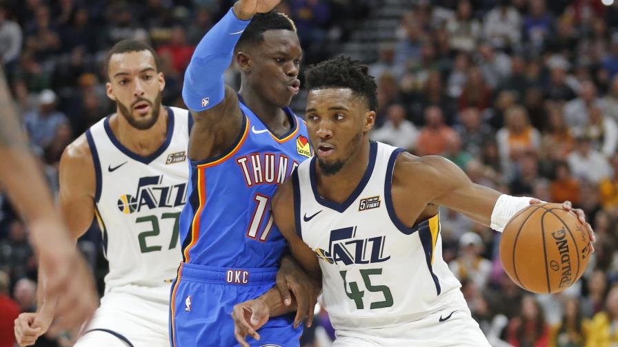 Mitchell anota 32 puntos; Jazz doblega a Thunder