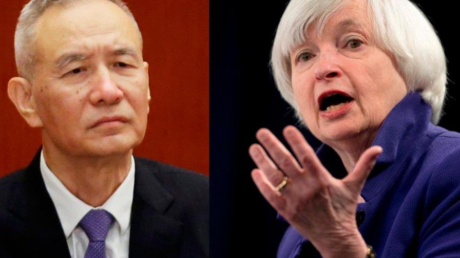 Reunión “constructiva” de vicepremier chino y secretaria del Tesoro de EE.UU.