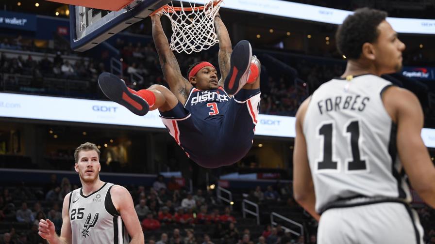 Wizards vencen a los Spurs, que han perdido siete seguidos Wizards vencen a los Spurs, que han perdido siete seguidos