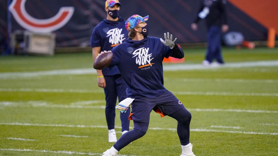 Trubisky fuera, tras sufrir lesión en duelo ante Saints