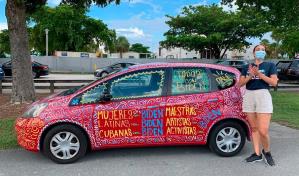 J&oacute;venes cubanos y venezolanos se rebelan contra sus padres y apoyan a Biden