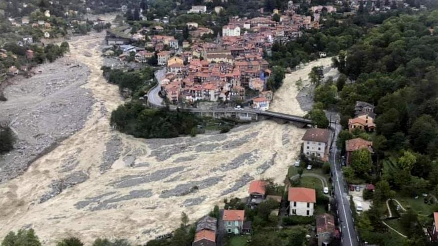 Al menos nueve muertos por fuertes inundaciones entre Francia e Italia