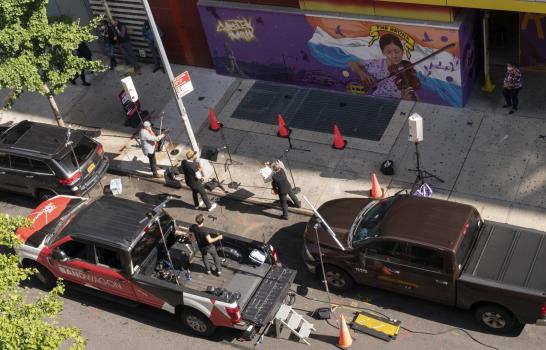 Sin salas de concierto, la Filarmónica de NY sale a la calle Sin salas de concierto, la Filarmónica de NY sale a la calle