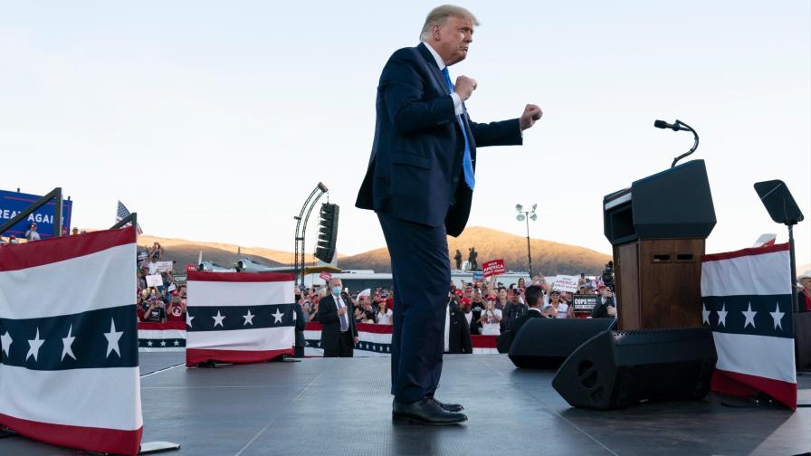 Trump y Biden buscan votos en estados que les son contrarios