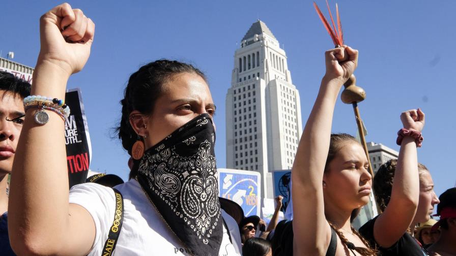 En California, Thunberg pide combatir calentamiento global En California, Thunberg pide combatir calentamiento global