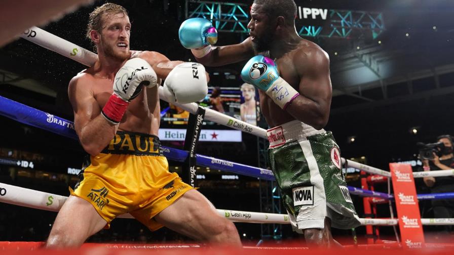 Paul aguanta ante Mayweather en su combate de exhibición