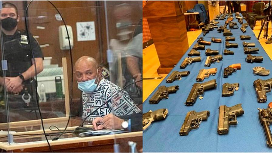 Acusan a dominicano de 141 cargos por tráfico de armas que vendía en edificios de NY