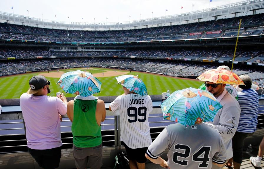 La temperatura del día se reflejó en los bateadores de los Yankees