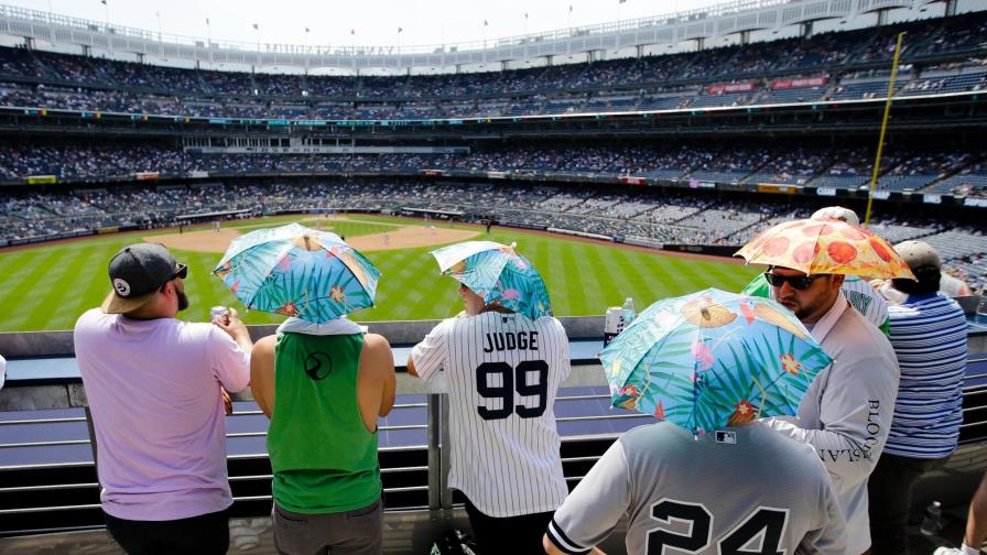 La temperatura del día se reflejó en los bateadores de los Yankees