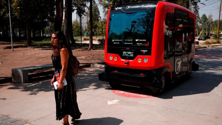 Primer vehículo sin conductor en América Latina, la nueva atracción en Chile Primer vehículo sin conductor en América Latina, la nueva atracción en Chile