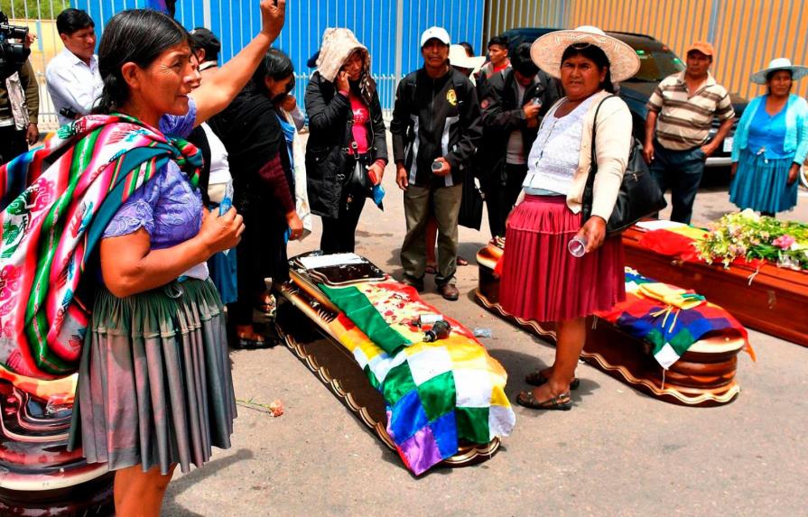 Las autopsias confirman nueve muertes por disparos en disturbios en Bolivia