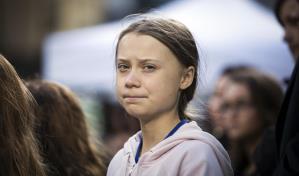 Greta Thunberg encabeza protesta ecologista en Los Ángeles