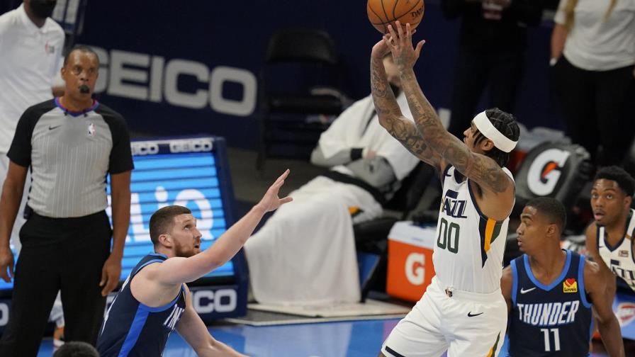 Bogdanovic anota 22 puntos; Jazz doblega a Thunder