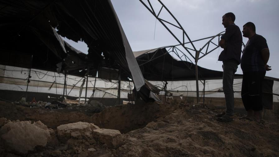 Aviación israelí ataca objetivos en la Franja de Gaza