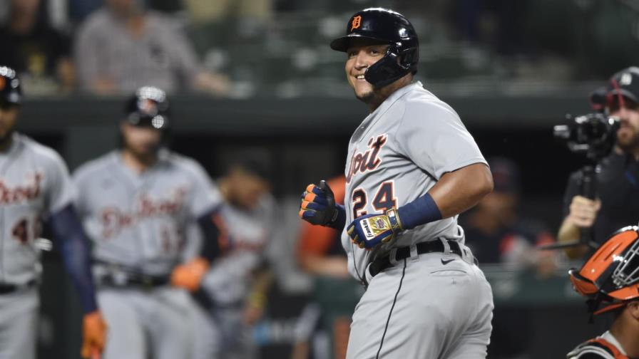 Cabrera llega a 499 jonrones; Tigres vencen a Orioles