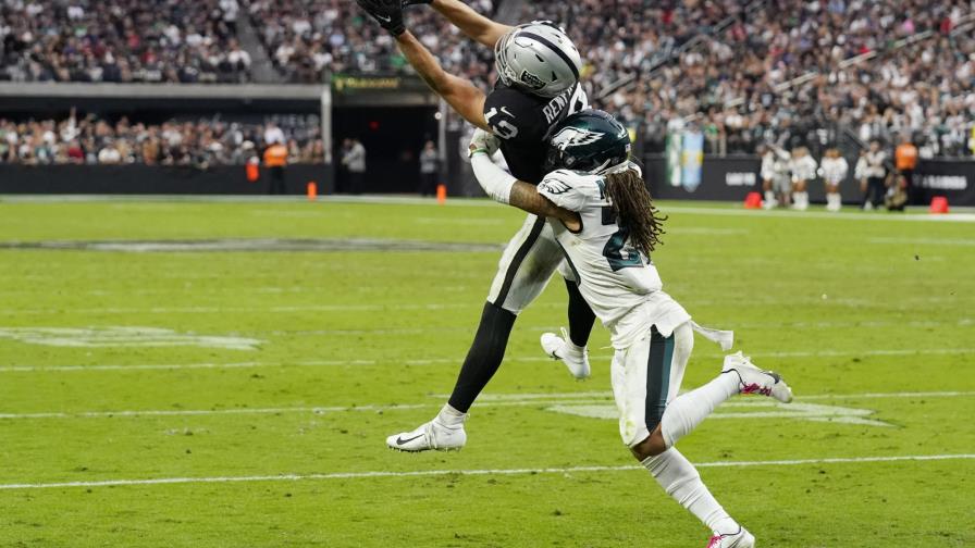 Raiders vencen 33-22 a Eagles en segundo juego con Bisaccia Raiders vencen 33-22 a Eagles en segundo juego con Bisaccia