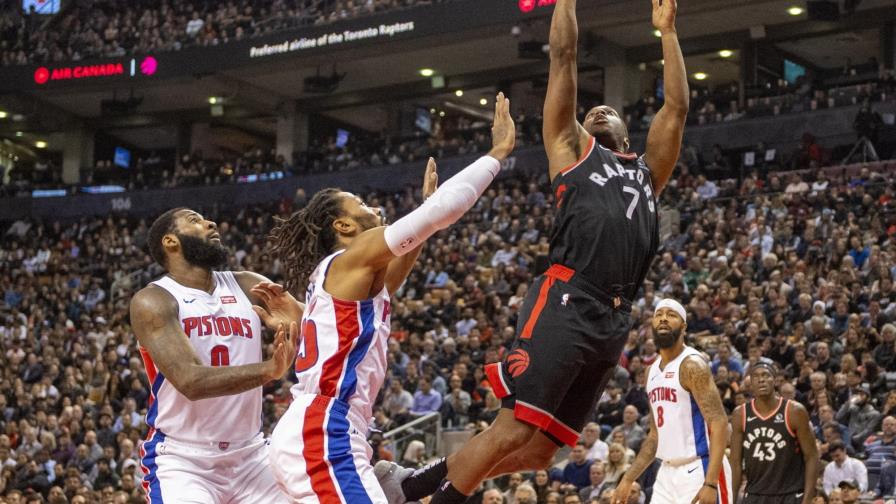 Siakam luce con 30 puntos; Raptors vencen a Pistons