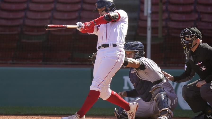 Los Medias Rojas explotaron a Deivi García y Devers pegó dos hits Los Medias Rojas explotaron a Deivi García y Devers pegó dos hits