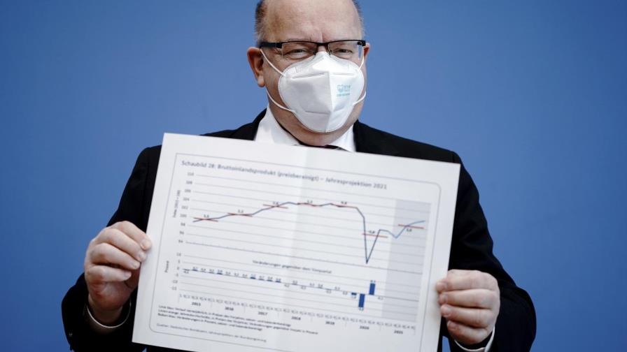 Economía europea se contrae a finales de 2020 por pandemia