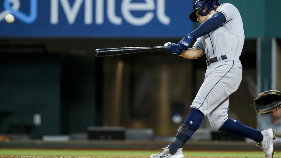 Walls encabeza ofensiva en paliza de Rays sobre Rangers