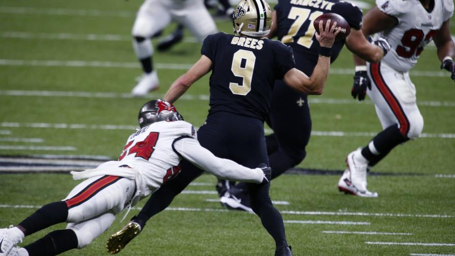 Brady pierde ante Saints en su debut con Buccaneers