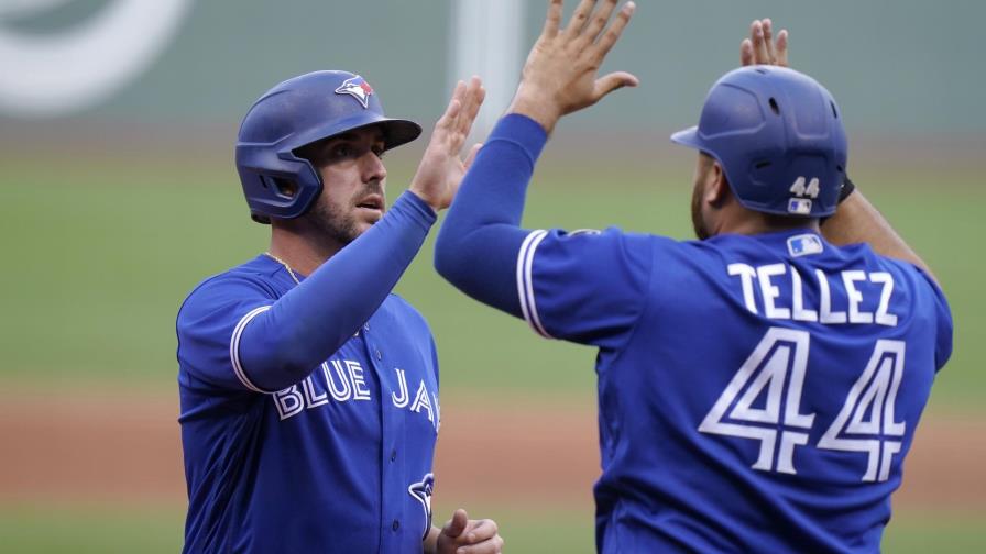 Con doble de Biggio, Azulejos ganan 10-8 a los Medias Rojas