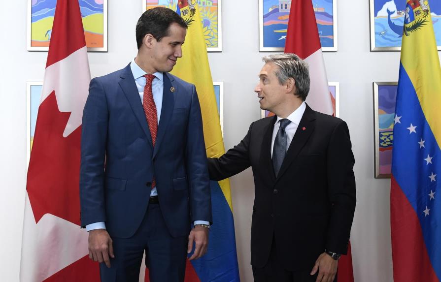 Líder de oposición venezolano Guaidó busca apoyo en Canadá