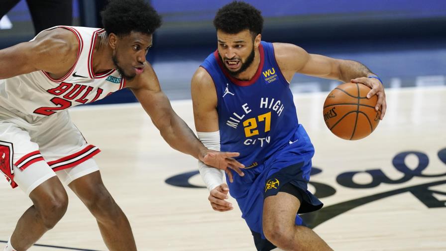 Murray impulsa a Nuggets, que vencen a Bulls en tiempo extra