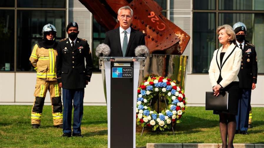 La OTAN homenajea a las víctimas del 11-S en su sede de Bruselas