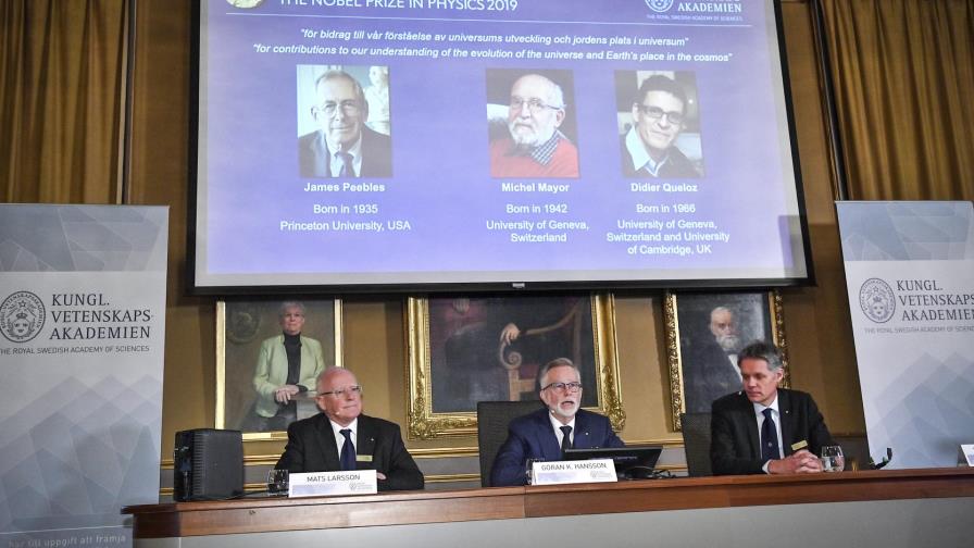 Nobel de Física premia estudio sobre evolución del universo