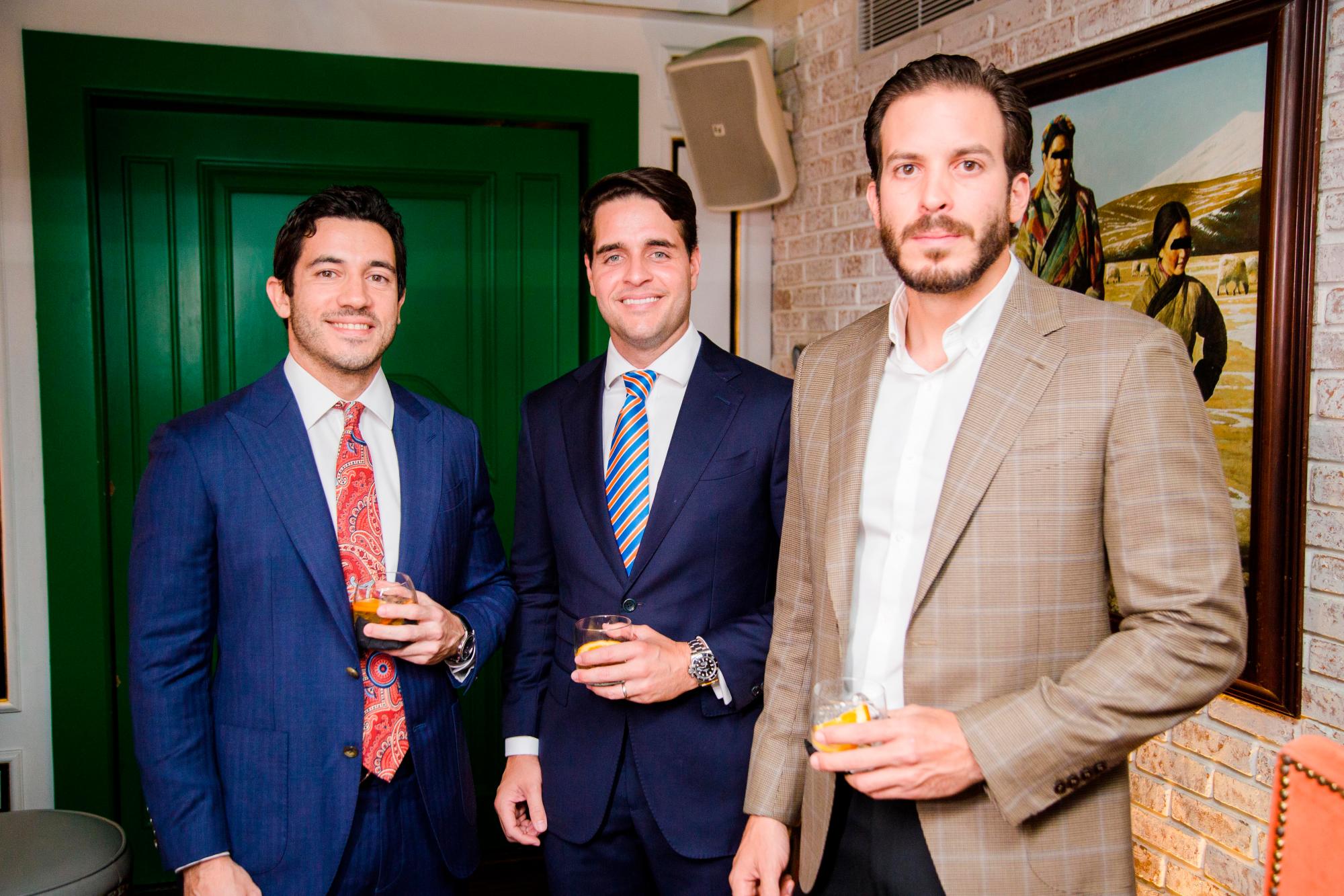 Nassim Abreu, Peter Garrido y Giancarlos Dipino.