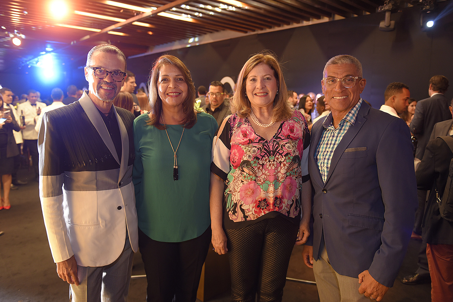 Sócrates McKinney, Altagracia Mariñez, Mirka Morales y Chiqui Haddad