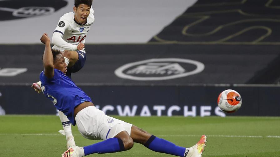 Lloris y Son se encaran, Tottenham vence 1-0 a Everton