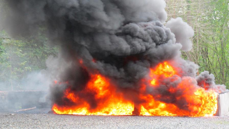 Incineran 249 kilogramos de drogas ocupadas en distintos lugares del país 