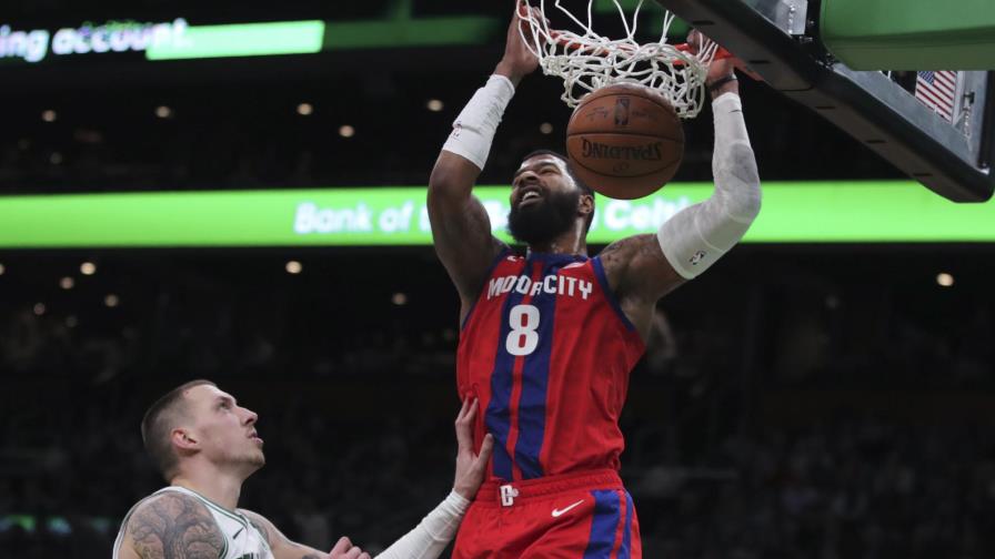 Pistons ponen fin a racha de derrotas, vencen a Celtics